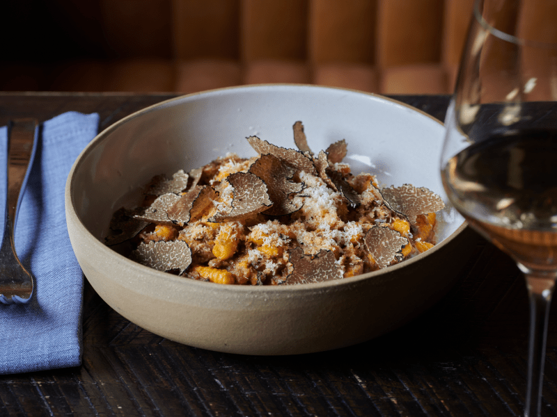 Pasta with truffles