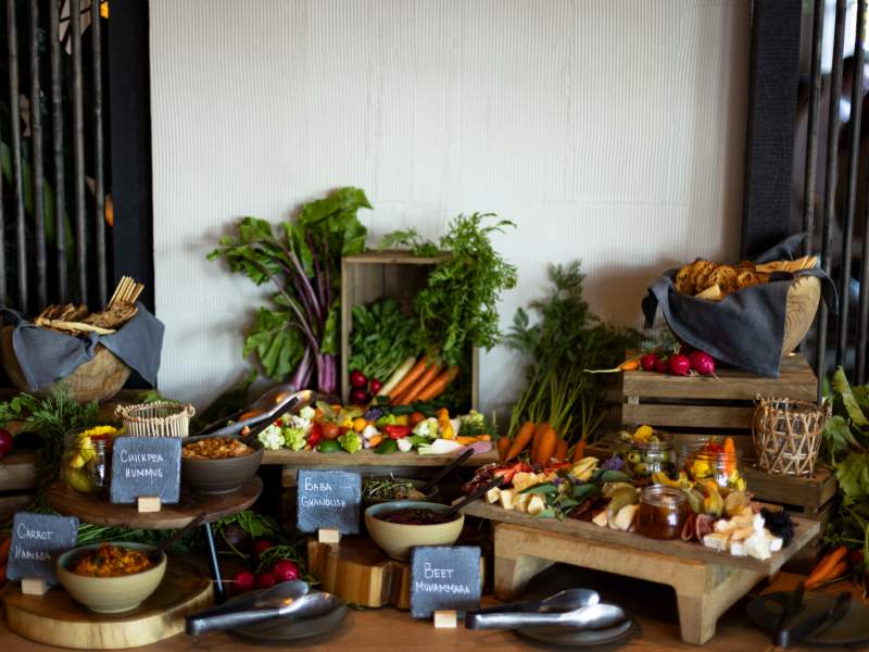 terrene banquet display