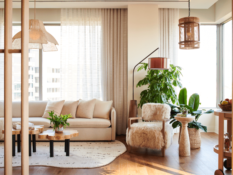 Living Room in Alder House