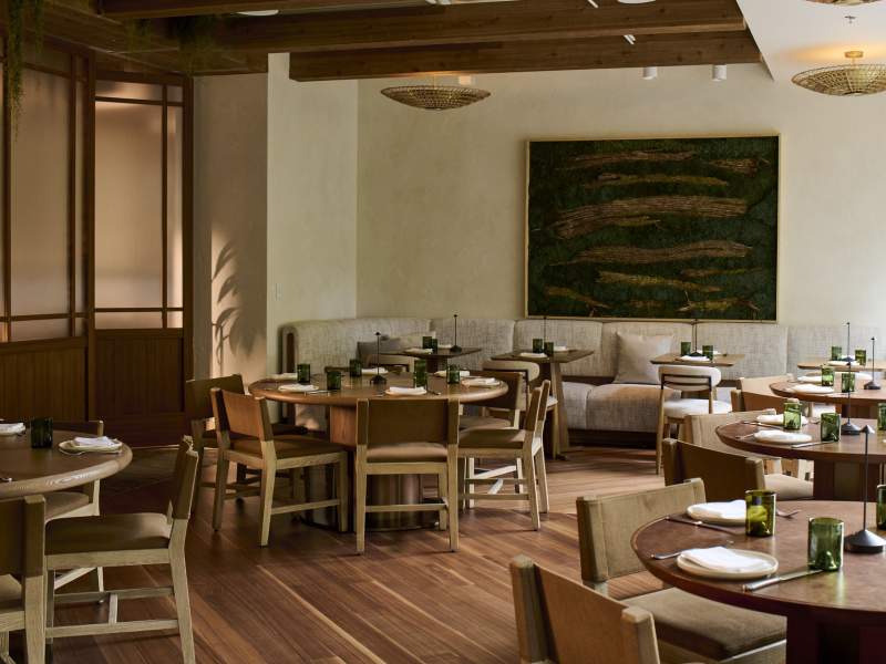 Salle à manger privée La Loba Emerald Room