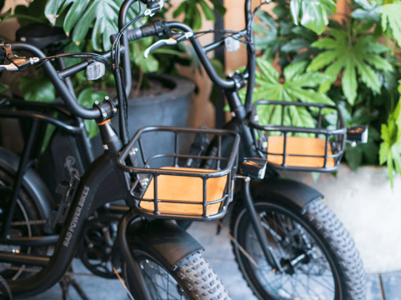 e-bikes at 1 Hotel San Francisco