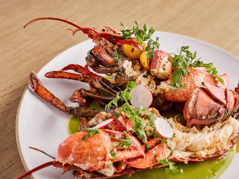 Lagosta com Chileatole