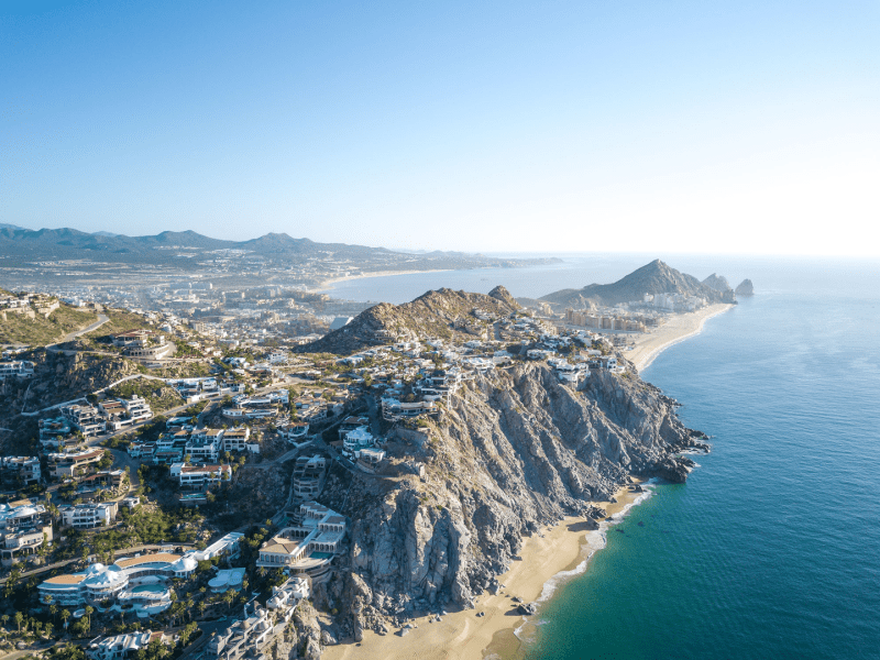 Birds eye view of Cabo