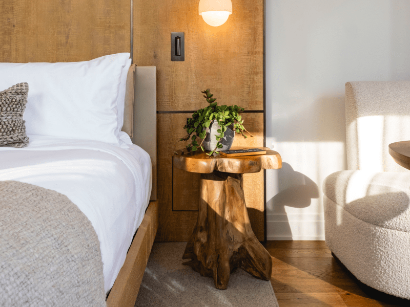 hotel bed