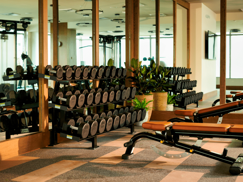 The Field House gym equipment