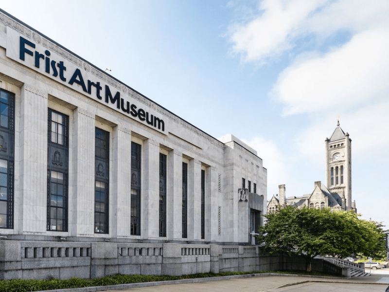 Grey exterior of the Frist Art Museum