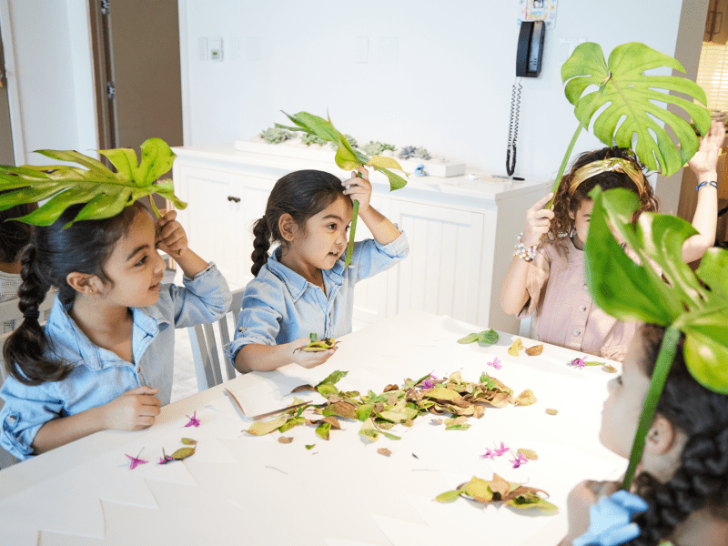 Children at the seedlings club