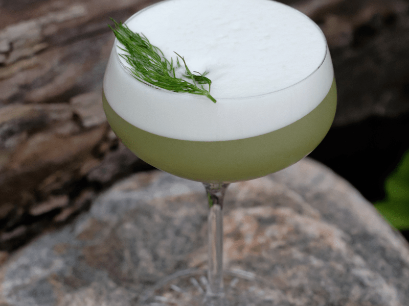 green cocktail
