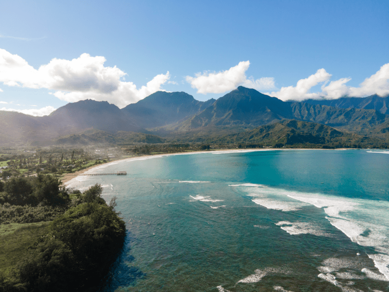 View of Hanalei Bay from Resort