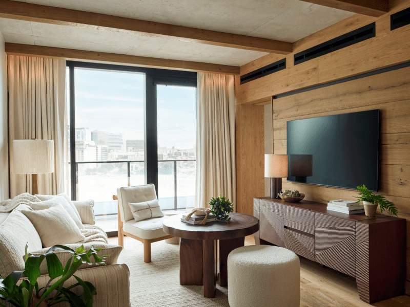 City One Bed Suite Living Room 