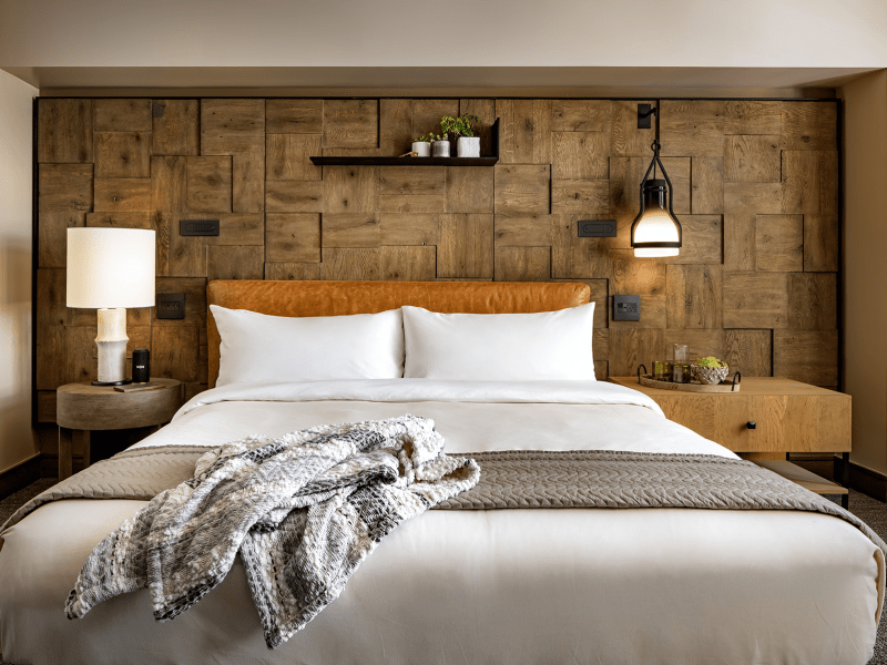 hotel bed