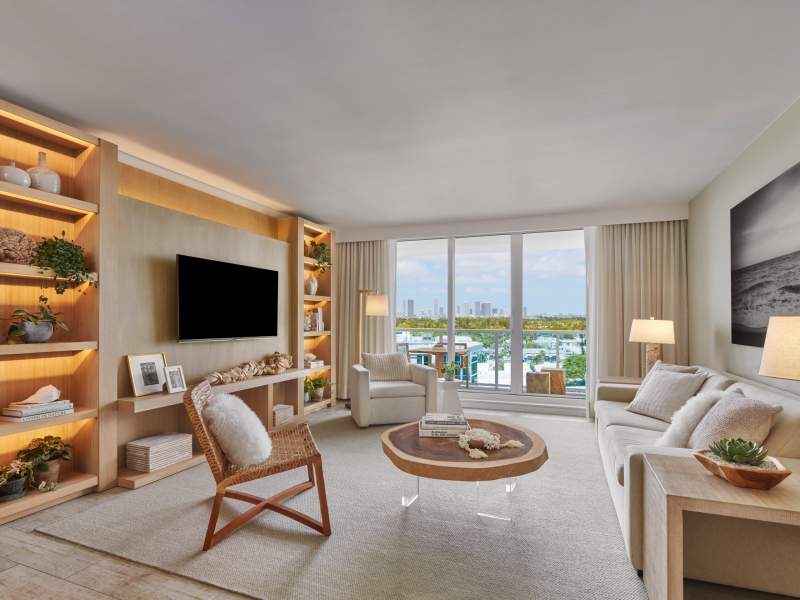 Skyline One Bedroom Living Room