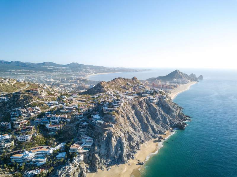 Birds eye view of Cabo