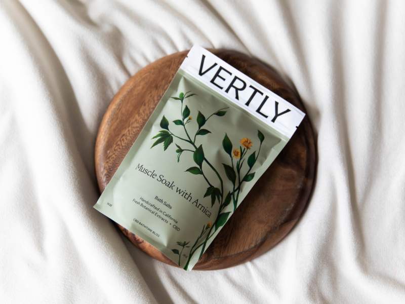 Pack of Vertly bath salts