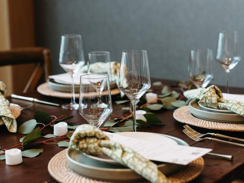 Table Settings for Events