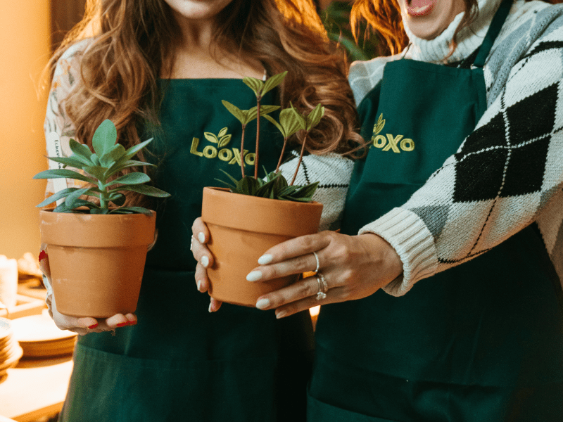 girls planting 