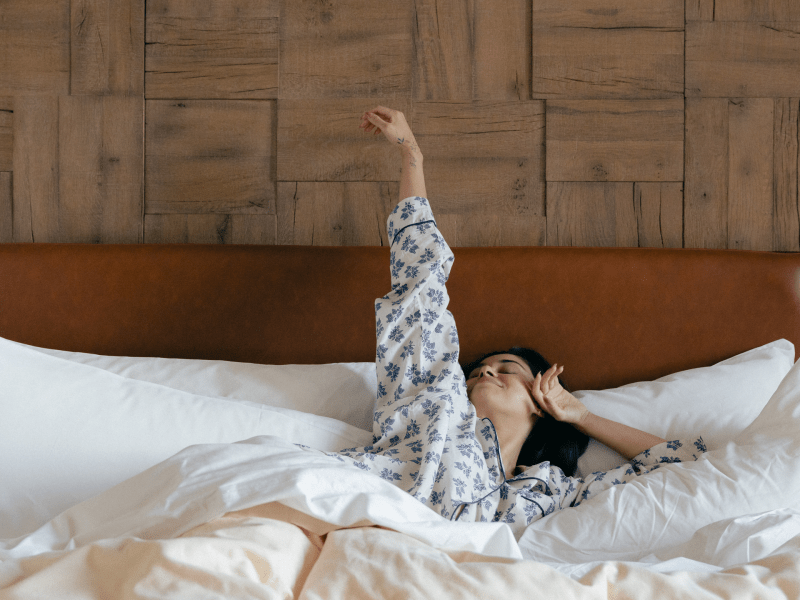 guest in bed