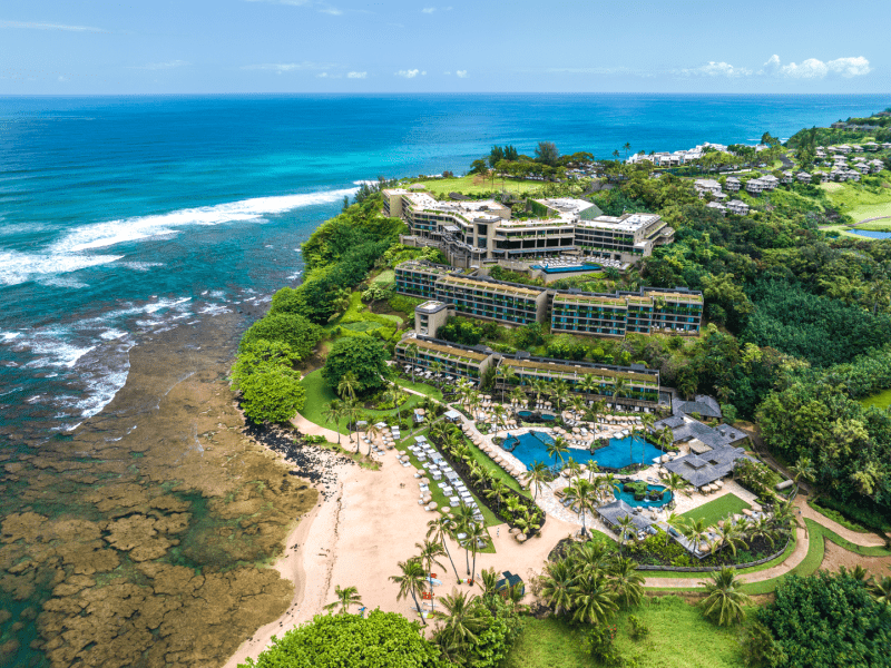 Aerial view of Connor Morris beach