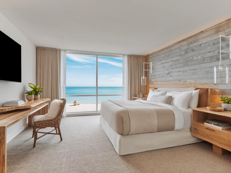 Ocean Front Hotel Room