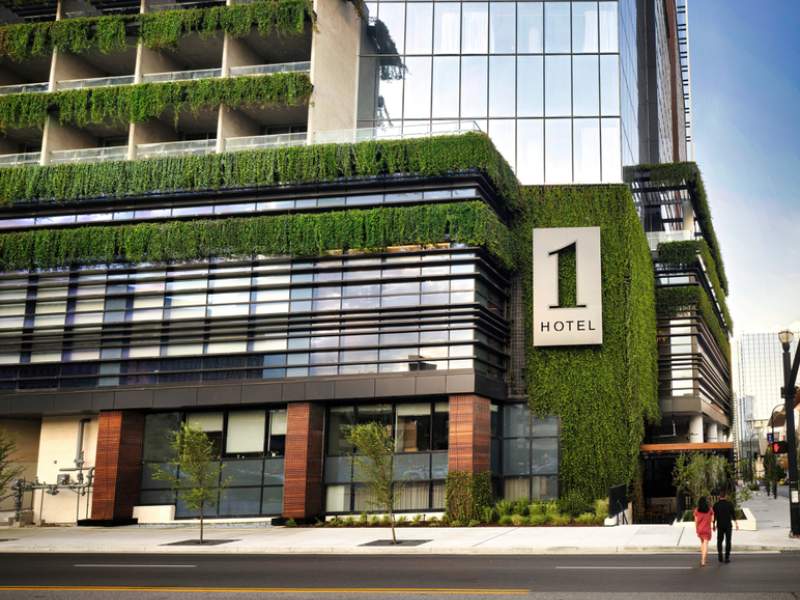 exterior of 1 hotel nashville