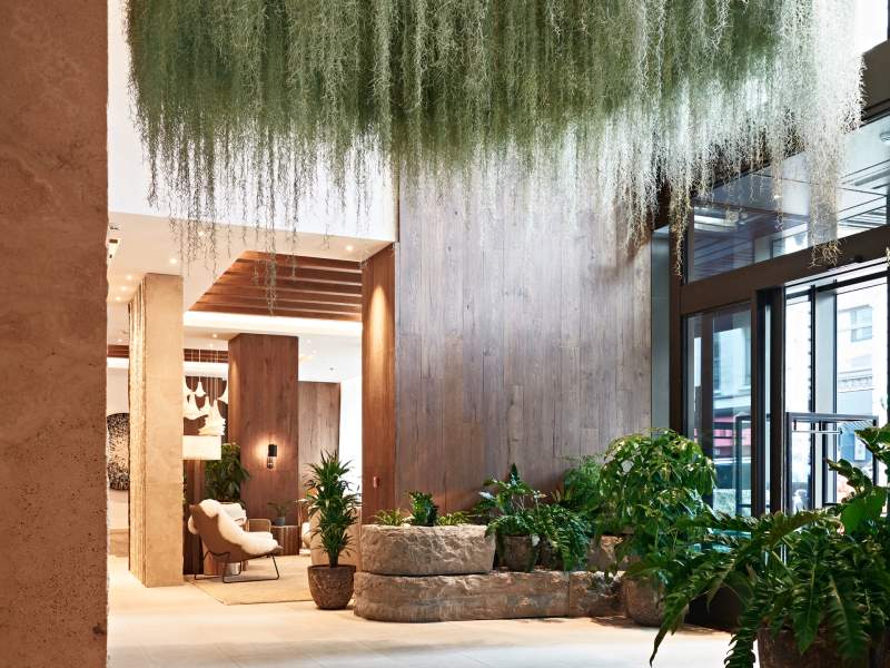 1H Mayfair lobby living chandelier