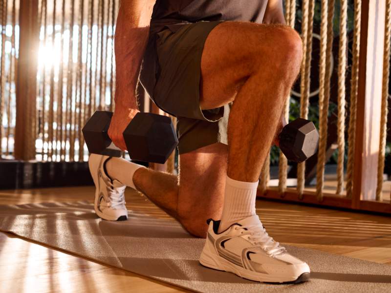 homme faisant de l'exercice