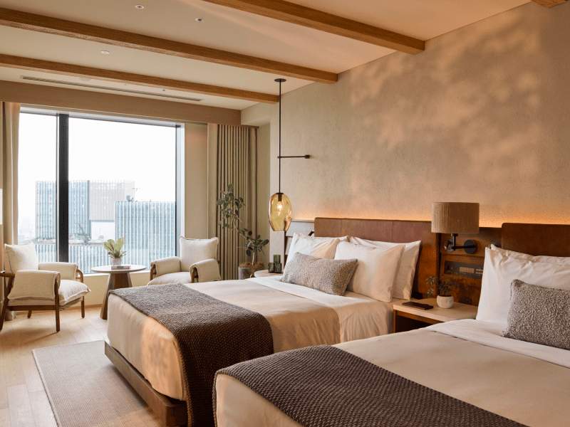 Midori House Penthouse with Two Double Beds | 1 Hotel Tokyo