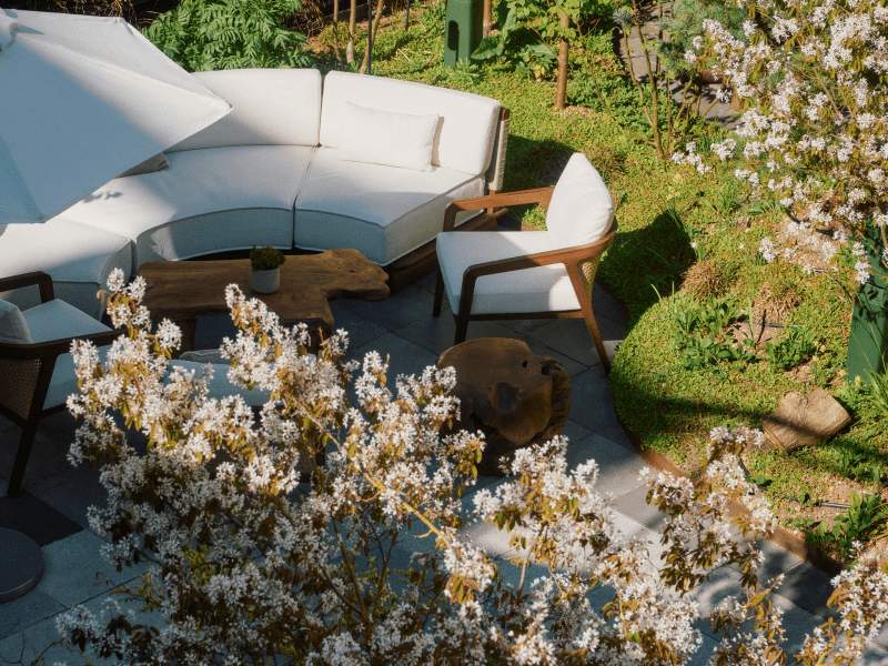 Terrasse du jardin
