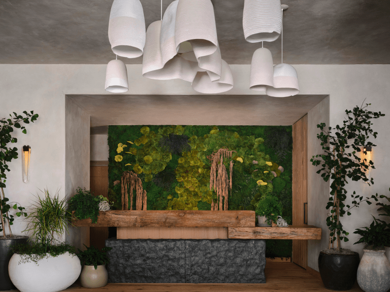 Front desk at the lobby