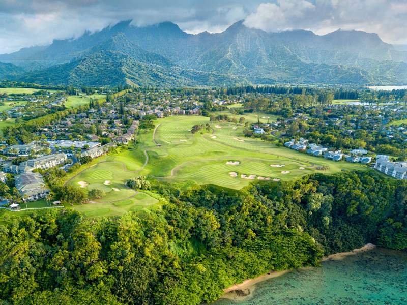 プリンスヴィル・マカイ・ゴルフクラブ・カウアイ -1 Hotel Hanalei Bay
