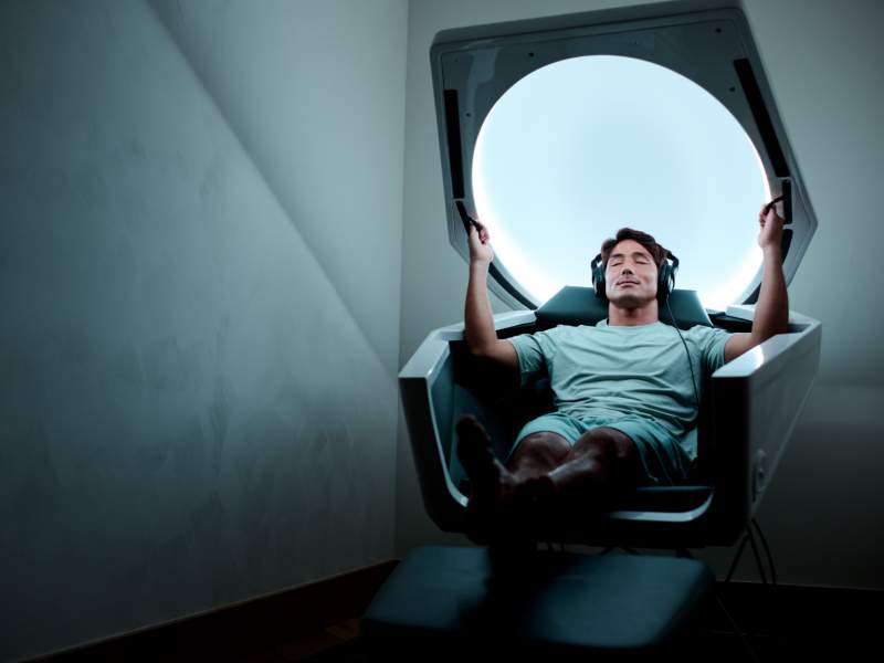  Somadome Meditation Pod Touchless Therapy Wellness Experience  