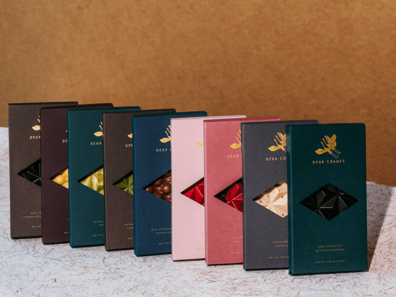 deux cranes chocolate