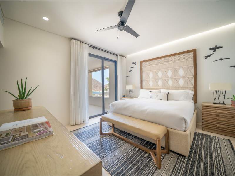 1 Homes Cabo 4베드룸 오션뷰 침실