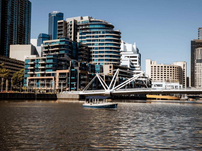 Boat on the Yarra River
