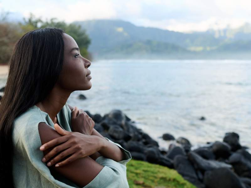 Model Embracing her Wellness Journey 