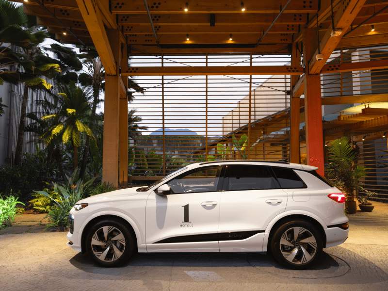 Audi at Porte Cochere