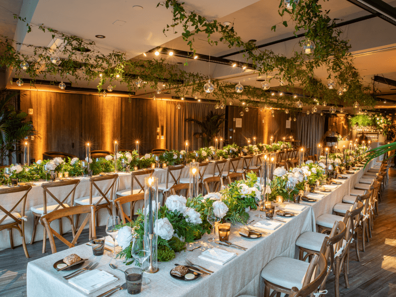 table-scape at wedding