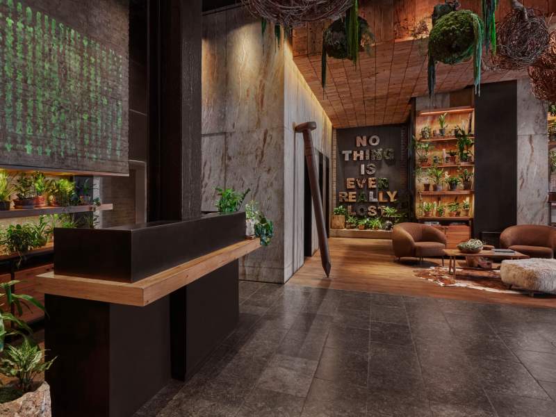 Lobby of central park