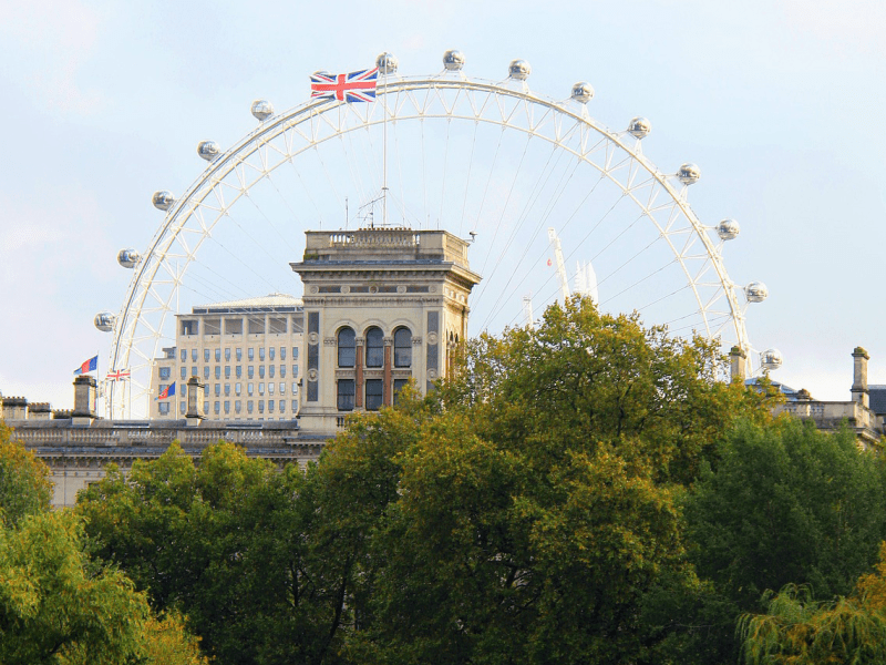 a ferris wheel