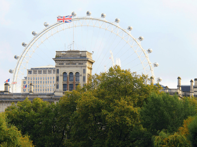 a ferris wheel