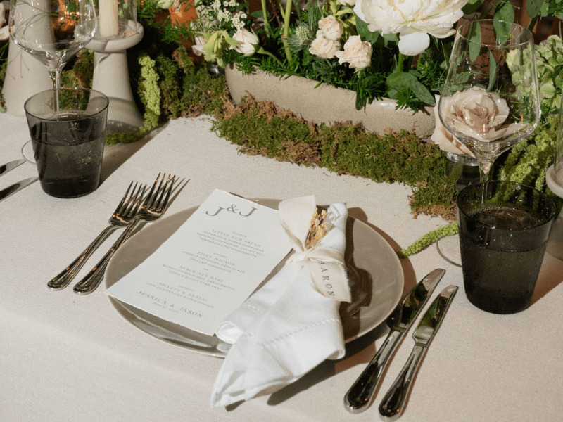 wedding dinner
