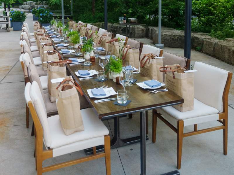 outdoor tablescape