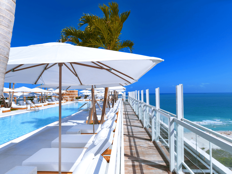 Pooldeck at 1 Hotel South Beach