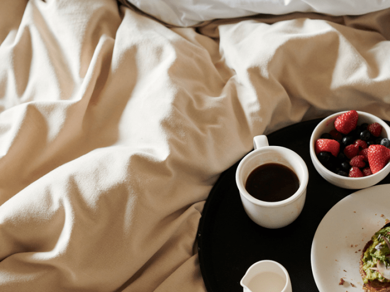 Breakfast in bed