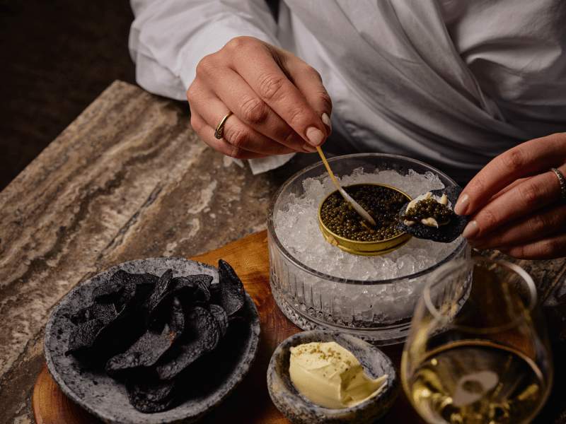 Champagne and Caviar Brunch