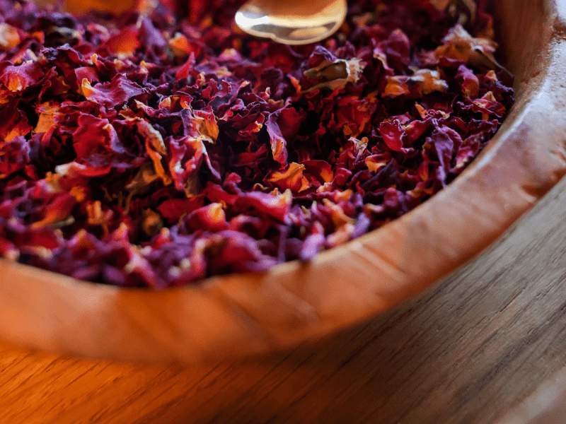 Rose petals