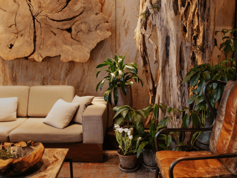 Lobby seating area 