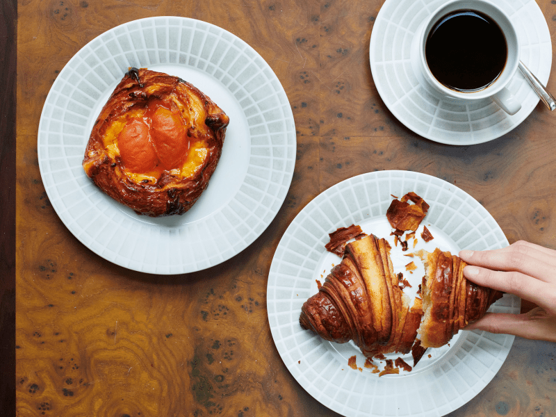 pastries and coffee