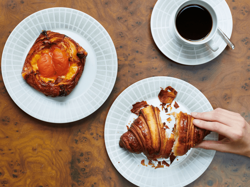 pastries and coffee