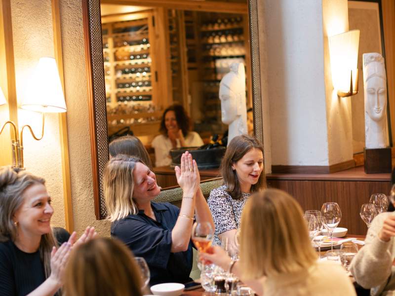 people at restaurant